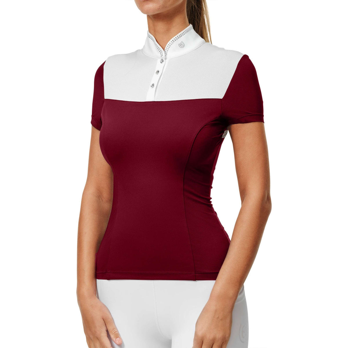 Equestrian Stockholm T-shirt de Concours Revenew Merlot