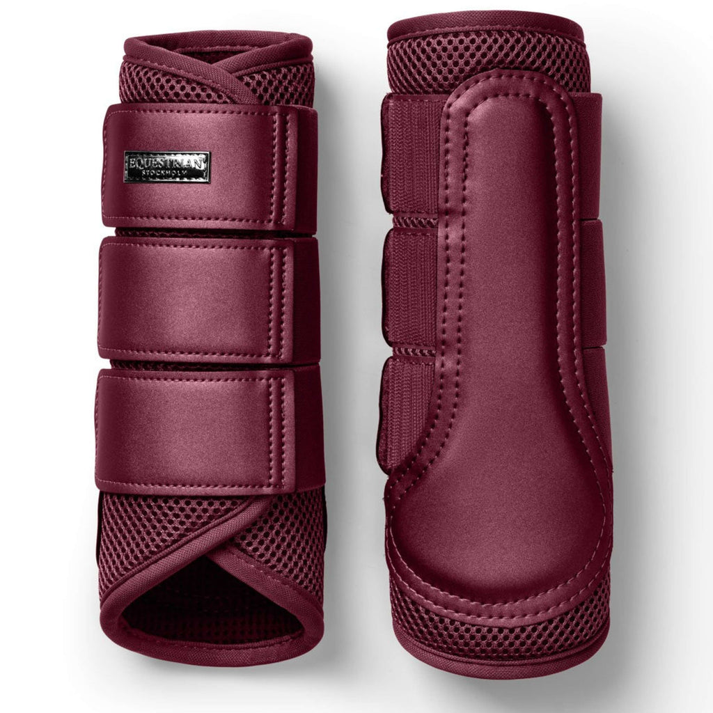 Equestrian Stockholm Guêtres Mesh Merlot