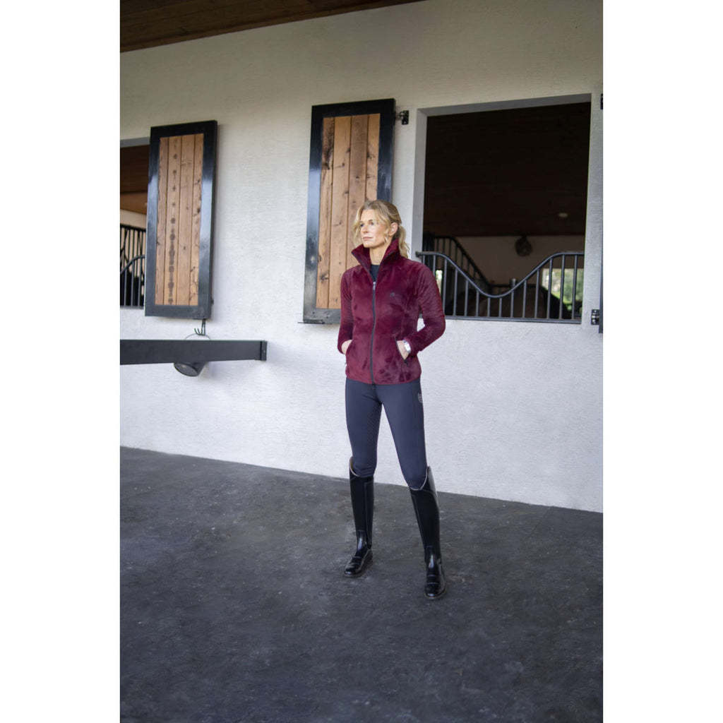 Equestrian Stockholm Blouson Polaire Velvet Merlot