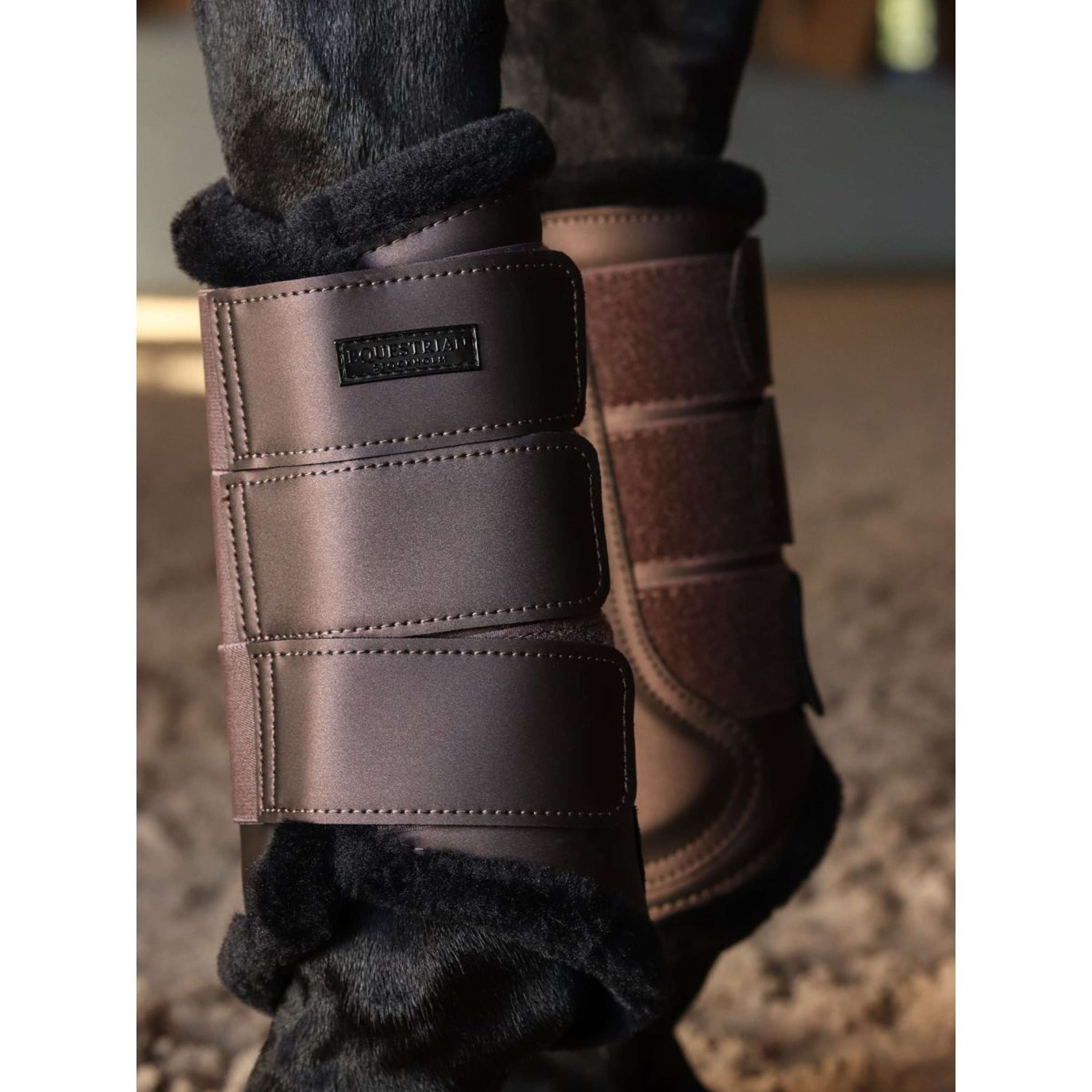 Equestrian Stockholm Guêtres Moka