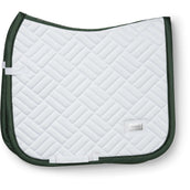 Equestrian Stockholm Tapis de Selle Modern Dressage Blanc/Sycamore Green
