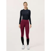 Equestrian Stockholm Legging d'Équitation Movement Full Grip Merlot