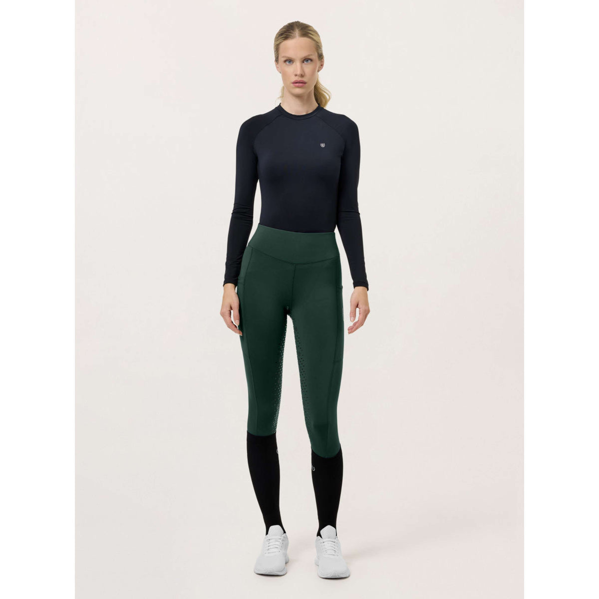 Equestrian Stockholm Legging d'Équitation Movement Full Grip Sycamore Green