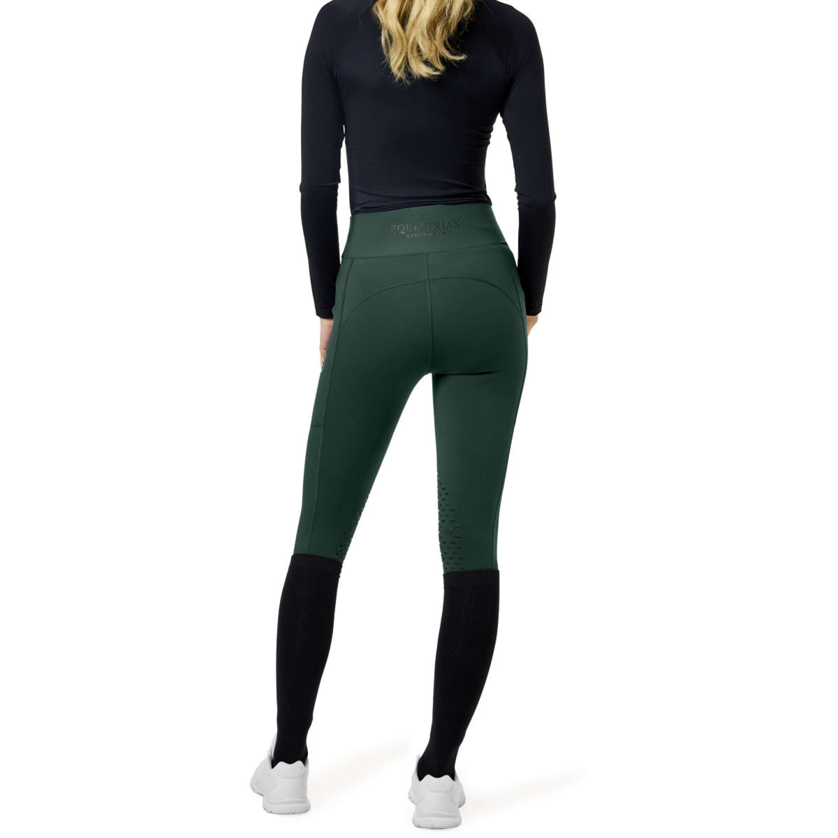 Equestrian Stockholm Legging d'Équitation Movement Full Grip Sycamore Green