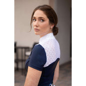 Equestrian Stockholm T-shirt de Concours Crystal Champion Marine