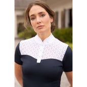 Equestrian Stockholm T-shirt de Concours Crystal Champion Marine