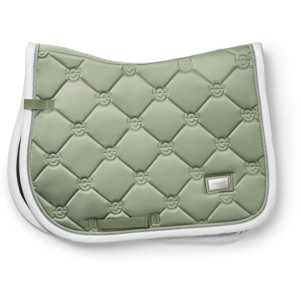 Equestrian Stockholm Tapis de Selle de Saut Pistachio White
