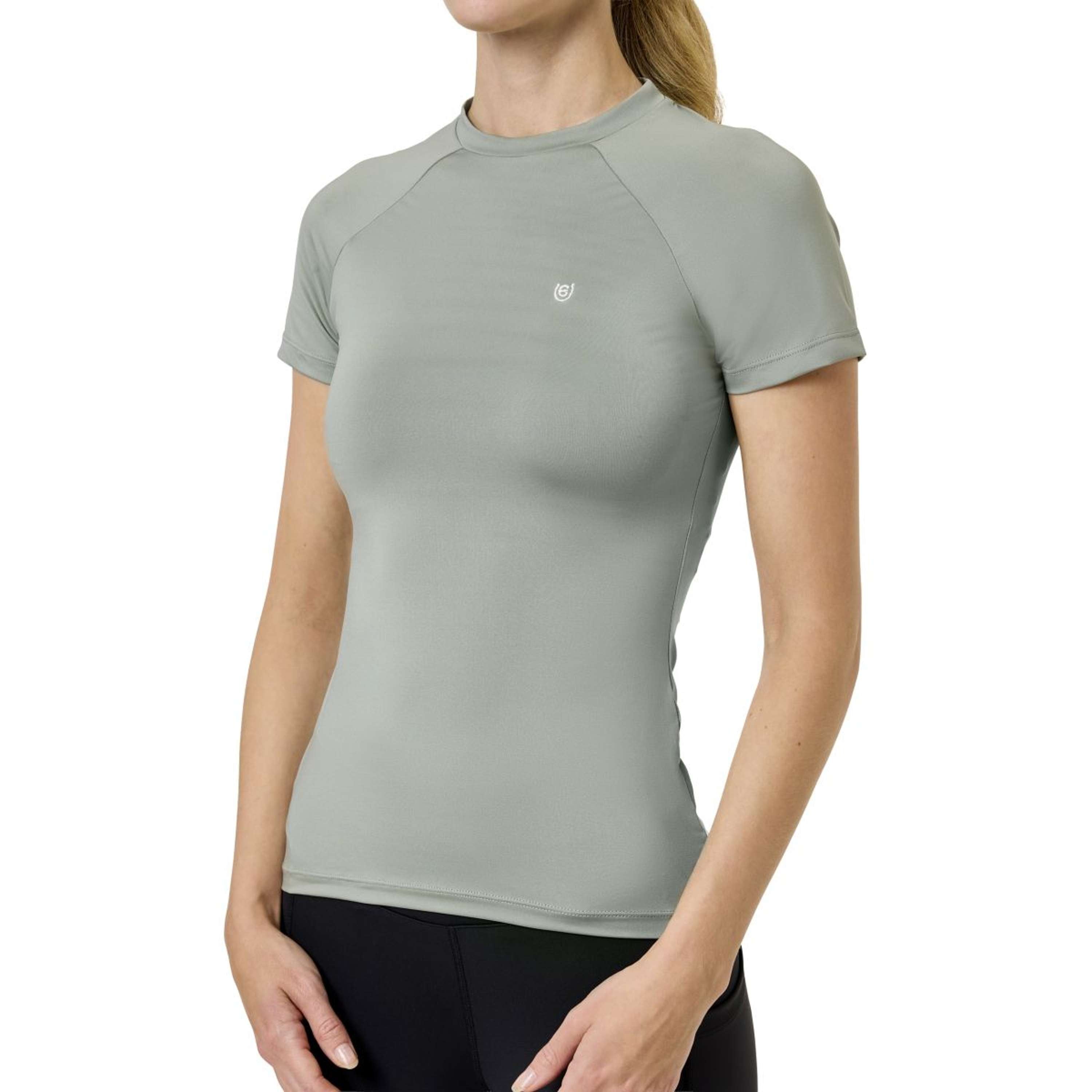 Equestrian Stockholm Chemise Dynamic Short Sleeve Pistachio White