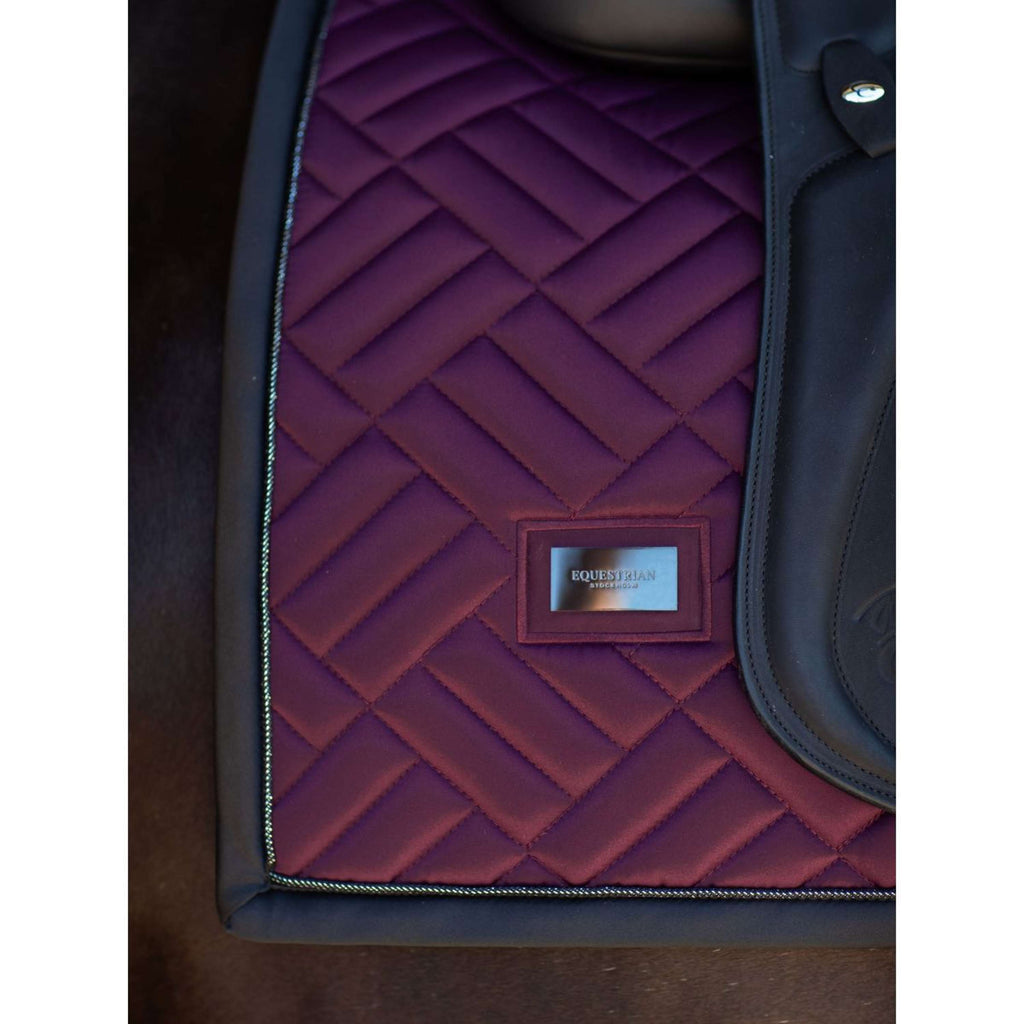 Equestrian Stockholm Tapis de Selle Modern Dressage Purple Night