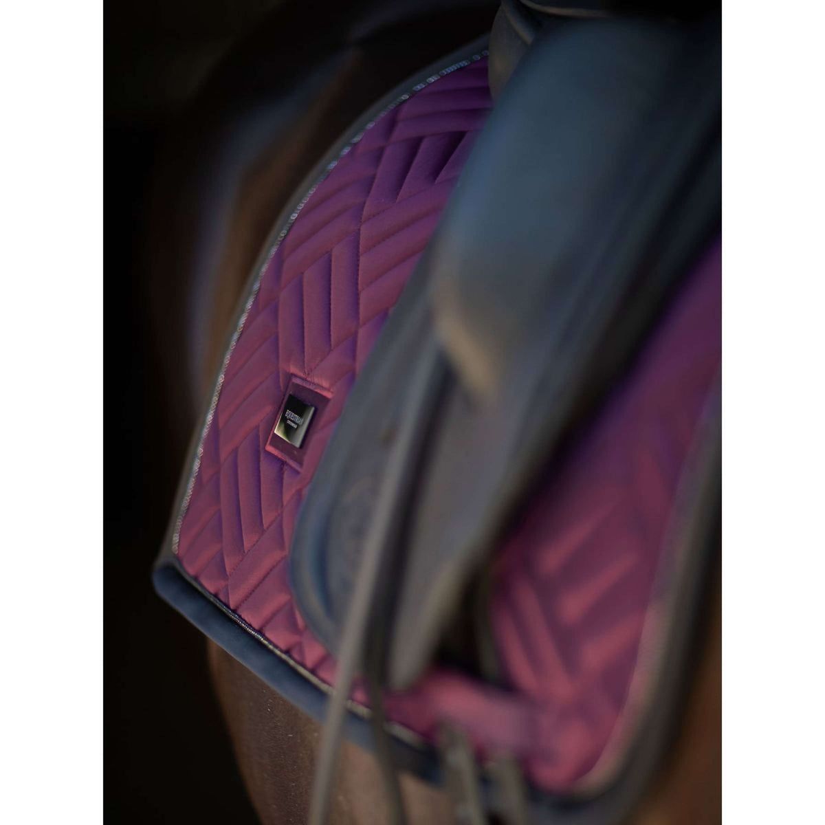 Equestrian Stockholm Tapis de Selle Modern Dressage Purple Night