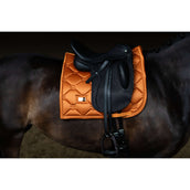 Equestrian Stockholm Tapis de Selle Satin Dressage Chestnut