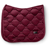 Equestrian Stockholm Tapis de Selle Satin Dressage Merlot