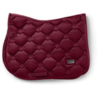 Equestrian Stockholm Tapis de Selle Satin de Saut Merlot