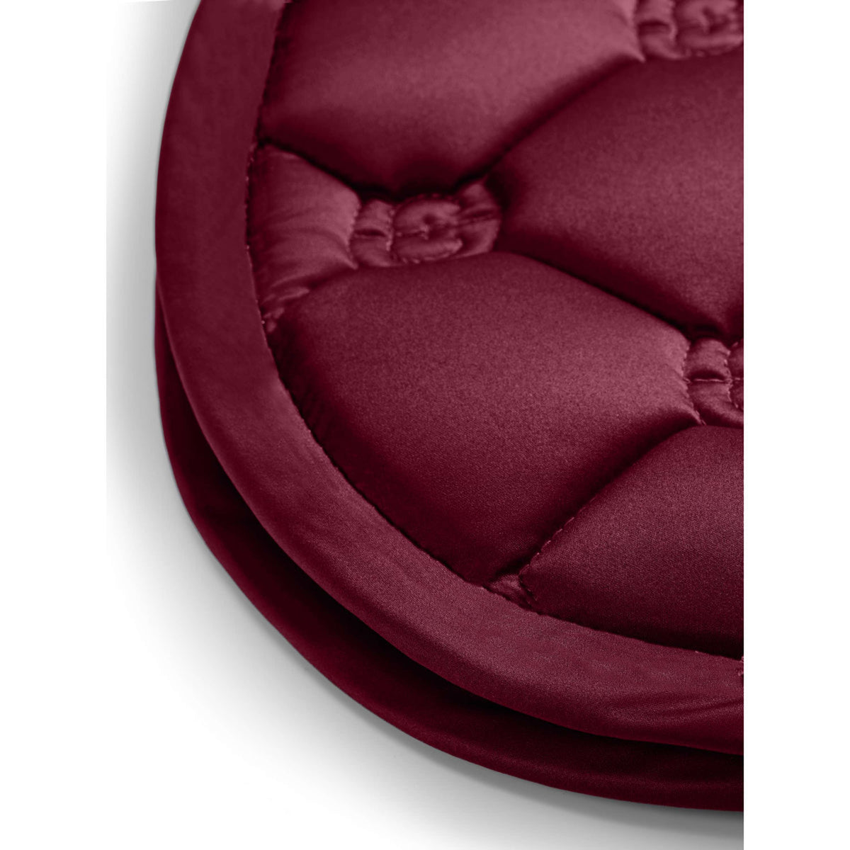 Equestrian Stockholm Tapis de Selle Satin de Saut Merlot