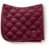 Equestrian Stockholm Tapis de Selle Satin Dressage Merlot