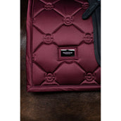 Equestrian Stockholm Tapis de Selle Satin Dressage Merlot