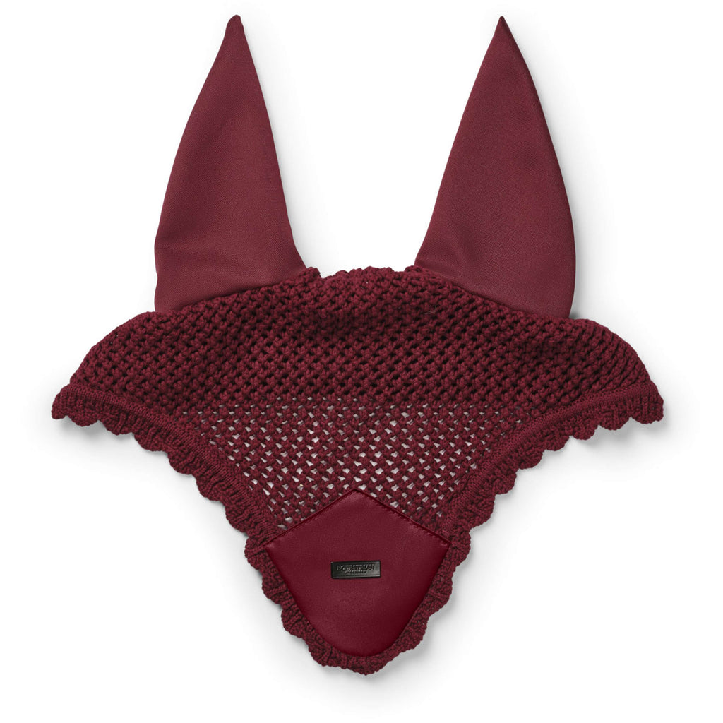 Equestrian Stockholm Bonnet Anti-Mouches Satin Merlot
