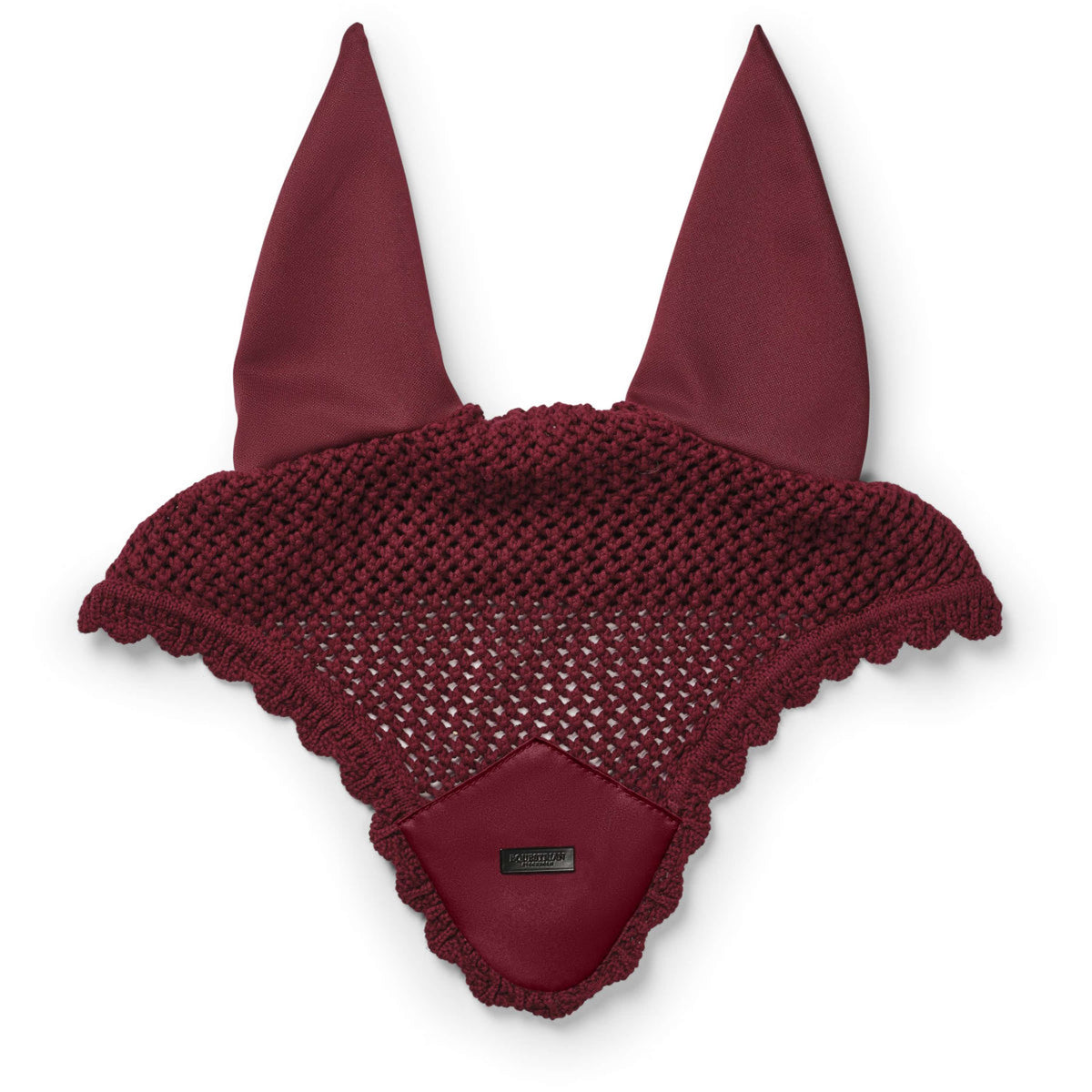 Equestrian Stockholm Bonnet Anti-Mouches Satin Merlot