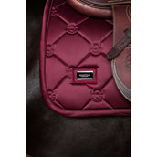 Equestrian Stockholm Tapis de Selle Satin de Saut Merlot