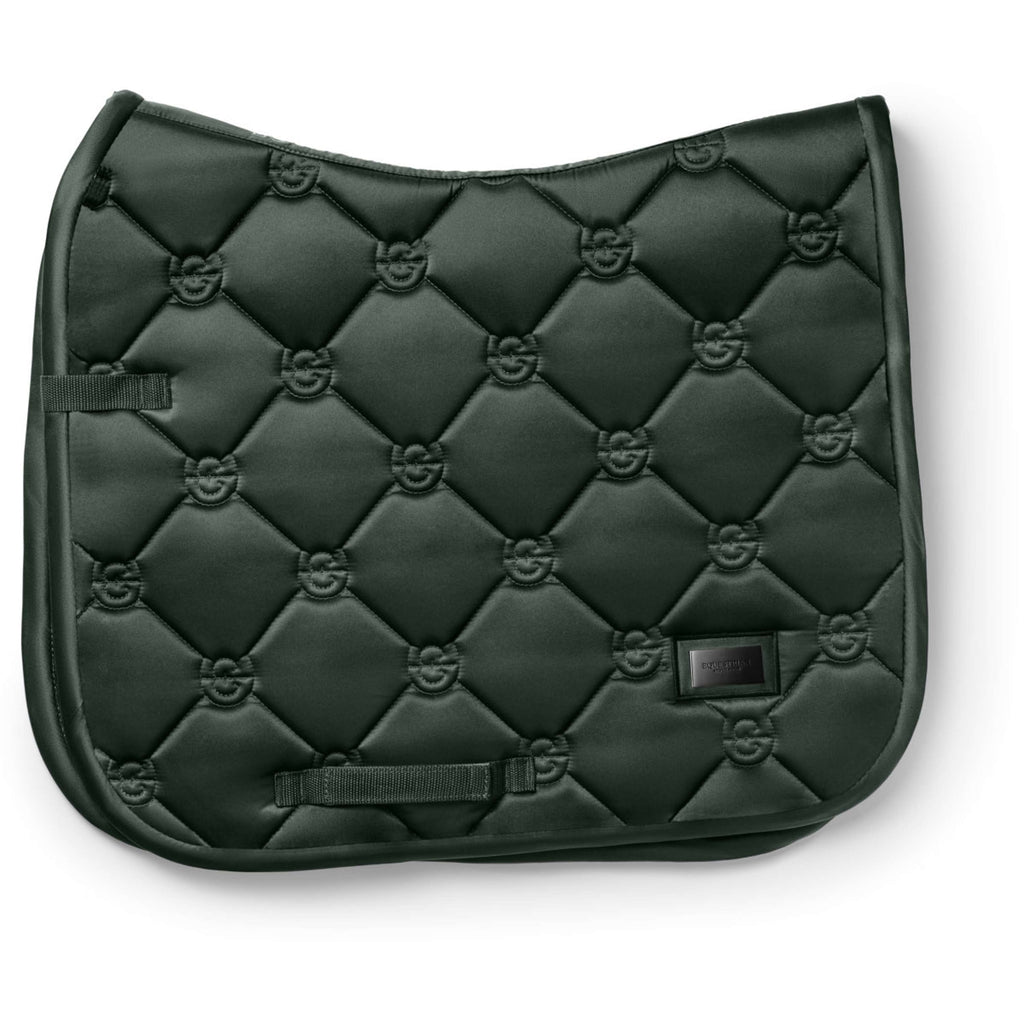 Equestrian Stockholm Tapis de Selle Satin Dressage Sycamore Green