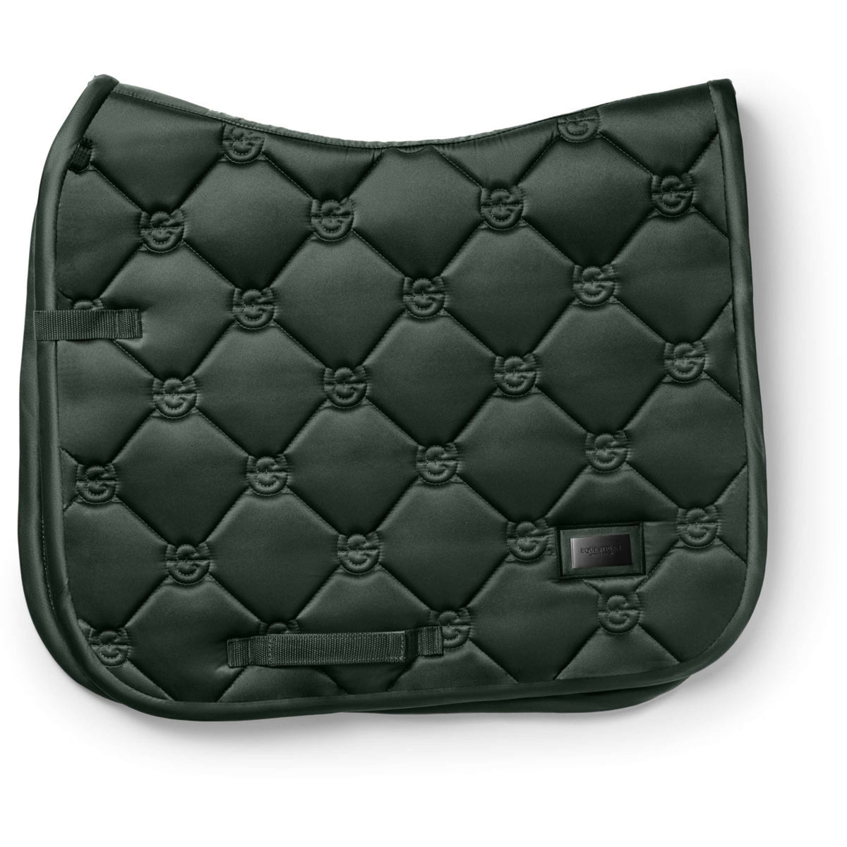 Equestrian Stockholm Tapis de Selle Satin Dressage Sycamore Green