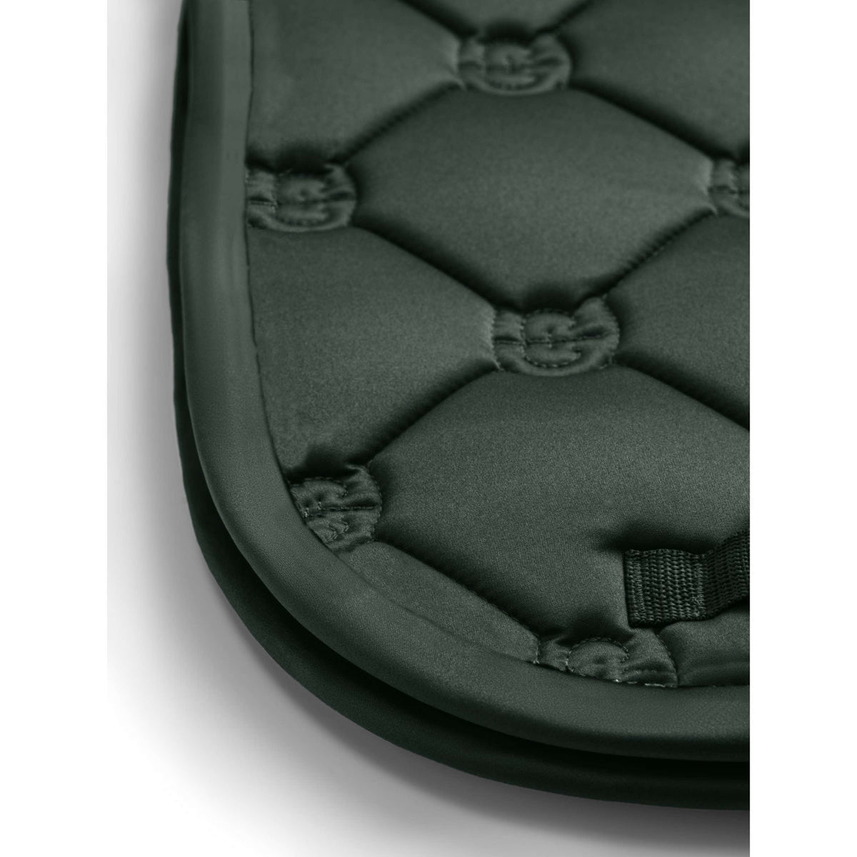 Equestrian Stockholm Tapis de Selle Satin Dressage Sycamore Green
