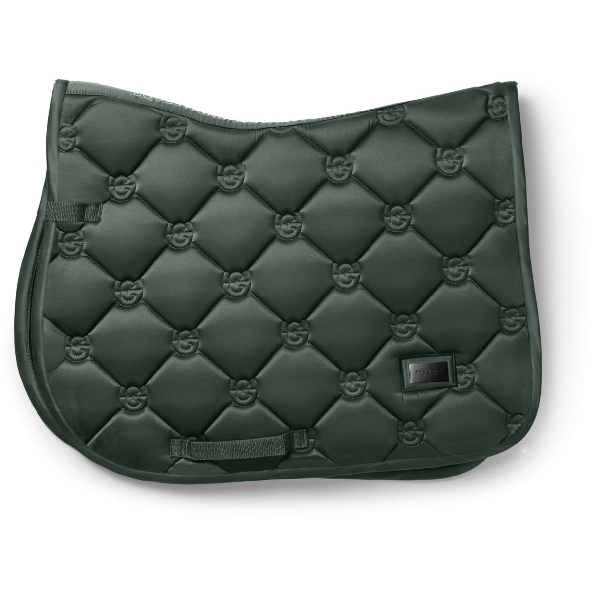 Equestrian Stockholm Tapis de Selle Satin de Saut Sycamore Green