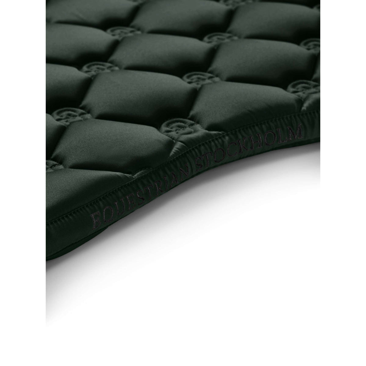 Equestrian Stockholm Tapis de Selle Satin de Saut Sycamore Green