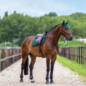Equestrian Stockholm Tapis de Selle Satin de Saut Sycamore Green