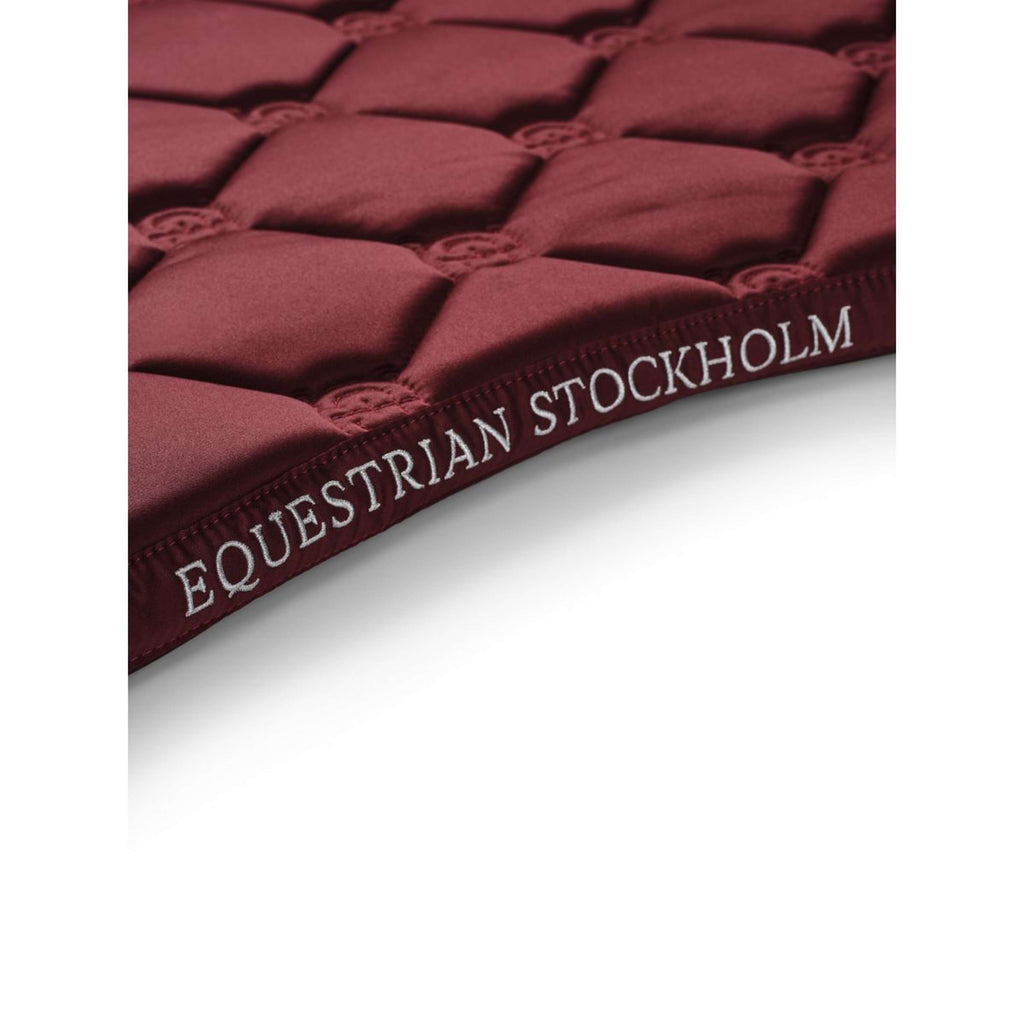 Equestrian Stockholm Tapis de Selle Dressage Bordeaux