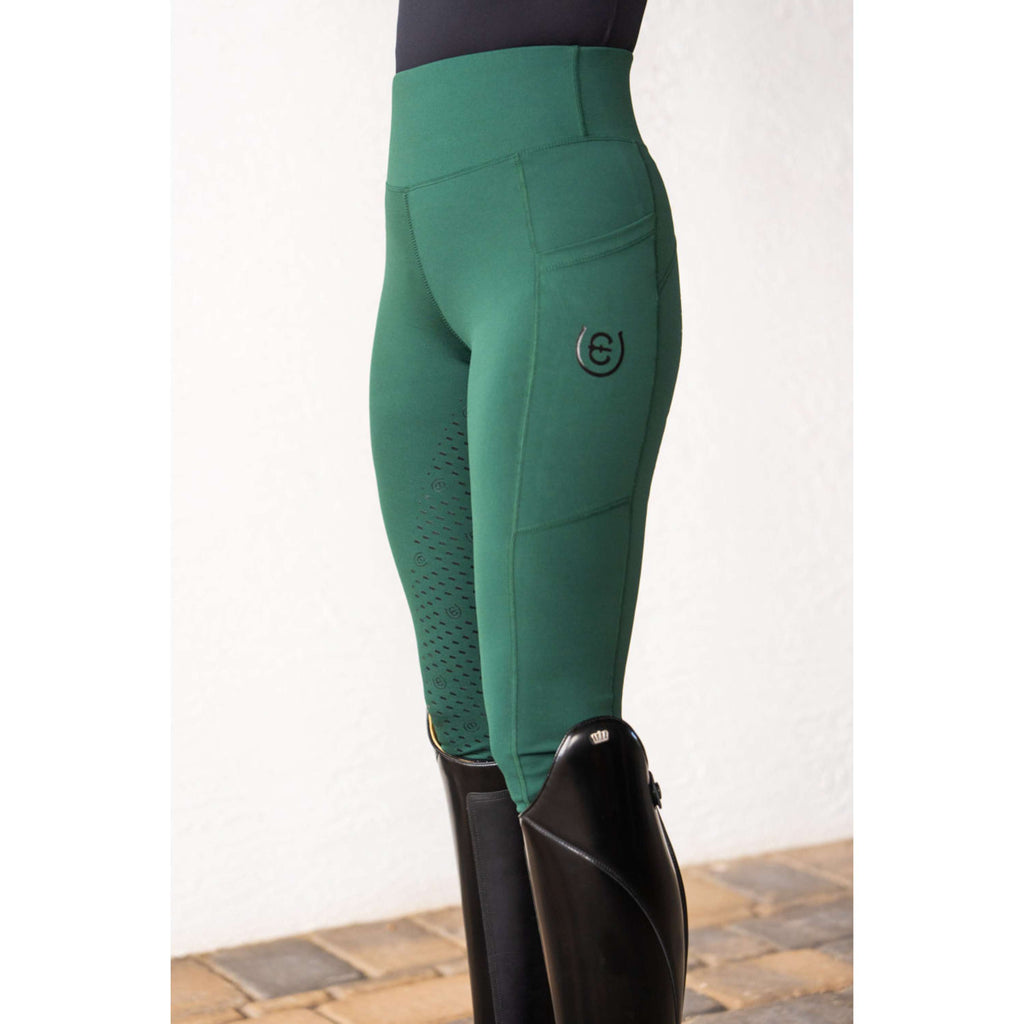 Equestrian Stockholm Legging d'Équitation Movement Full Grip Sycamore Green