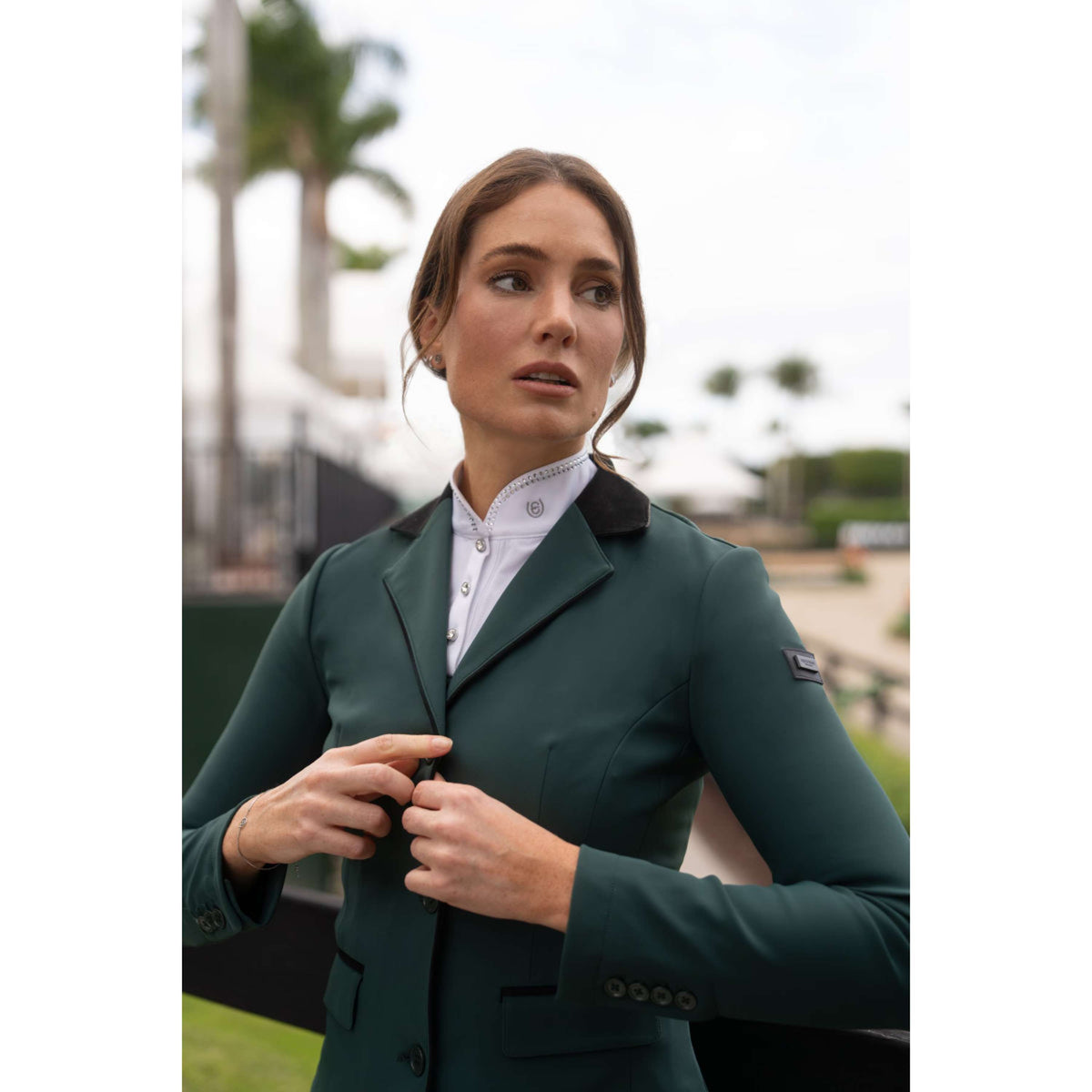 Equestrian Stockholm Veste de Concours Classic Sycamore Green