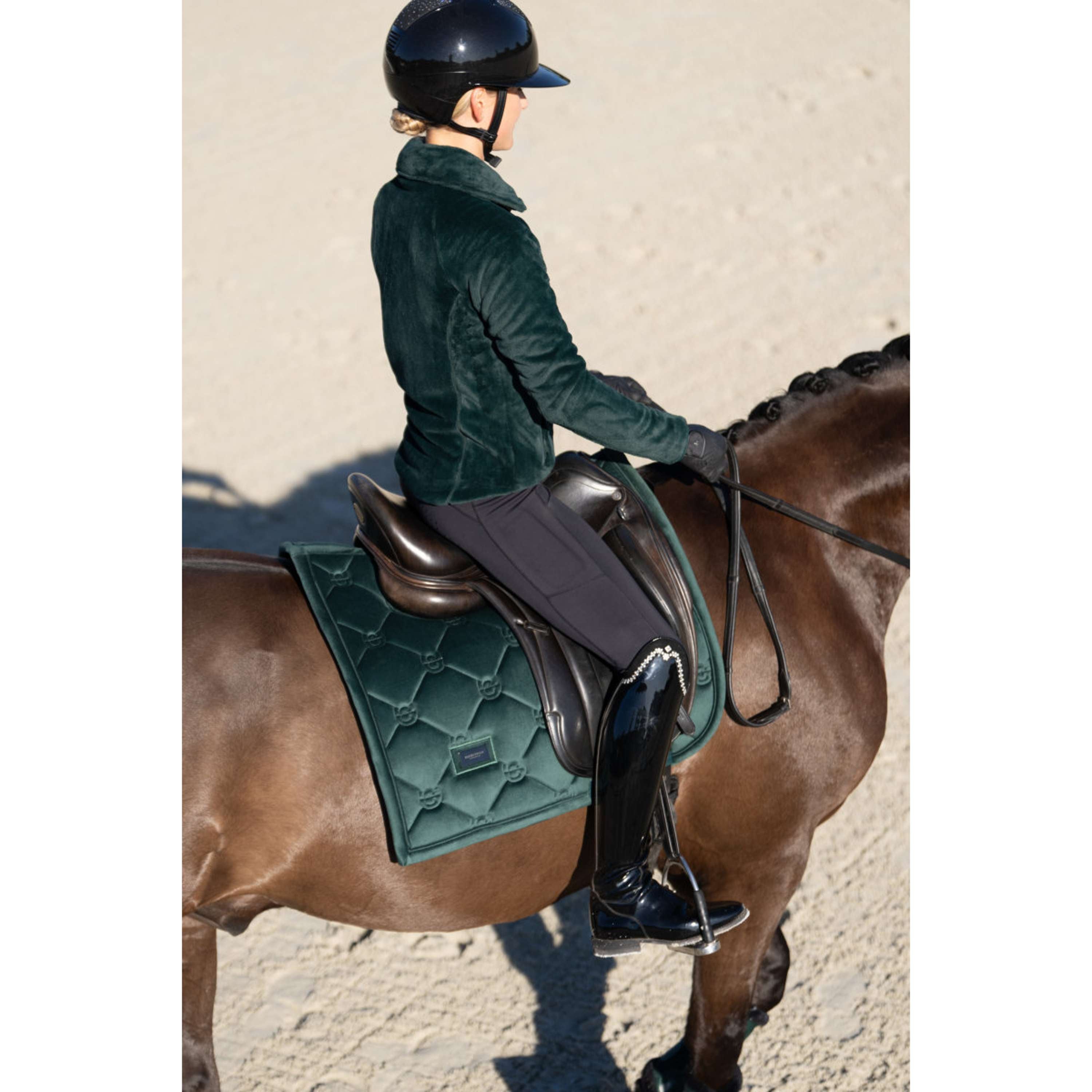 Equestrian Stockholm Blouson Polaire Velvet Sycamore Green