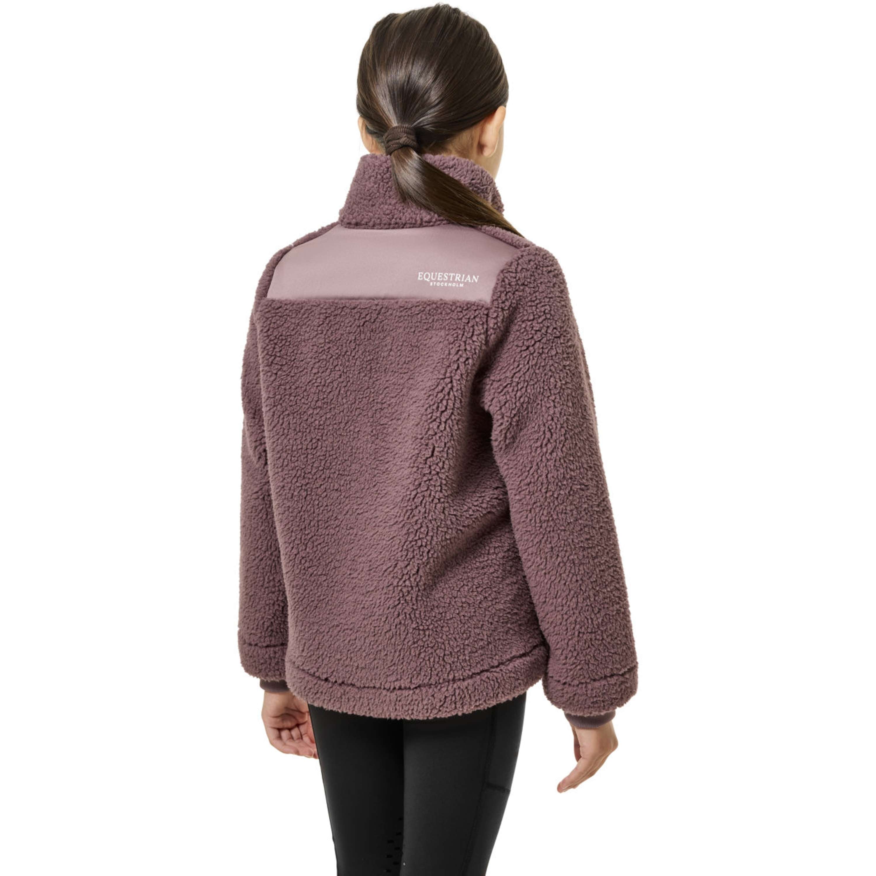 Equestrian Stockholm Blouson Polaire Teddy Young Rider Blush