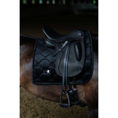 Equestrian Stockholm Tapis de Selle Velvet Dressage Noir