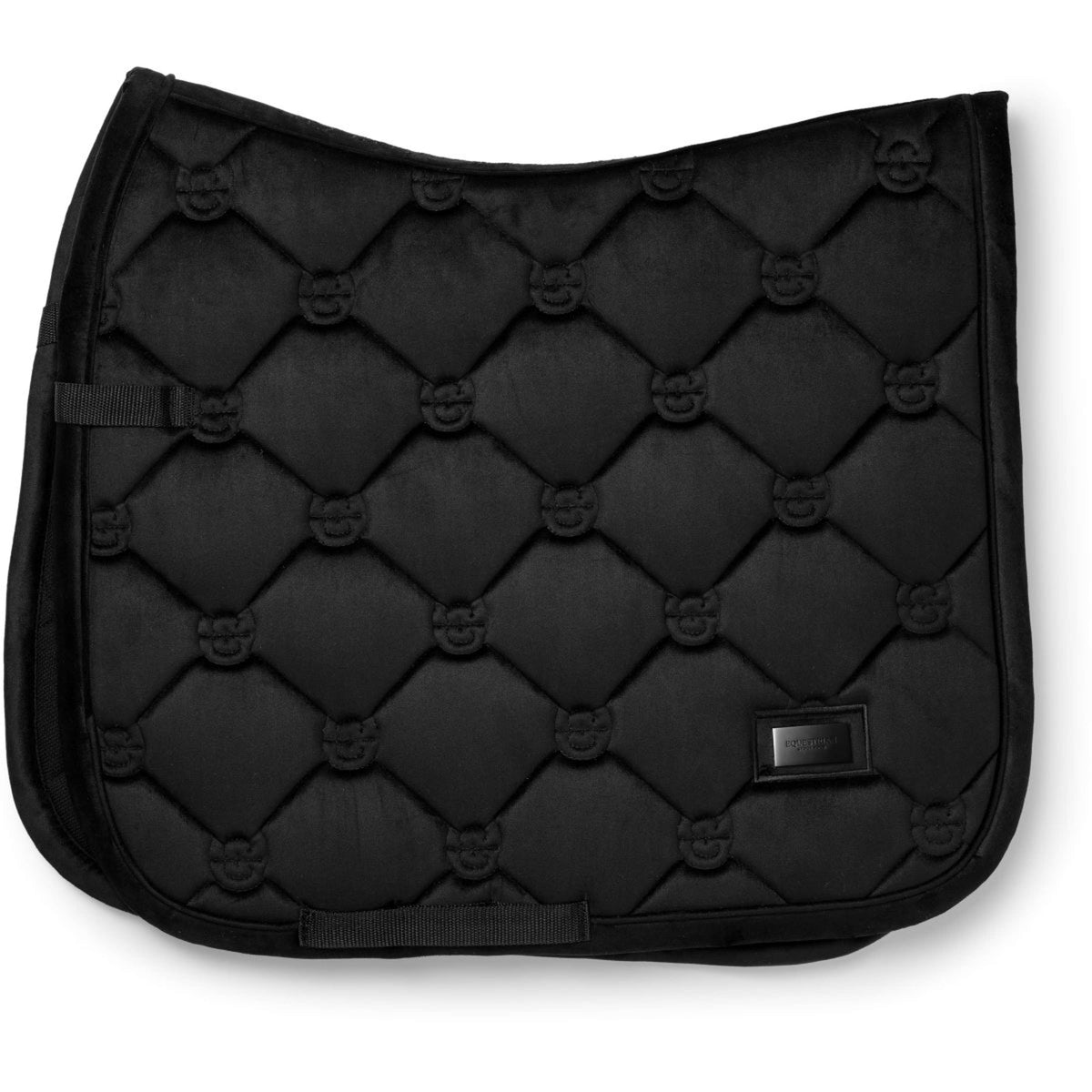 Equestrian Stockholm Tapis de Selle Velvet Dressage Noir