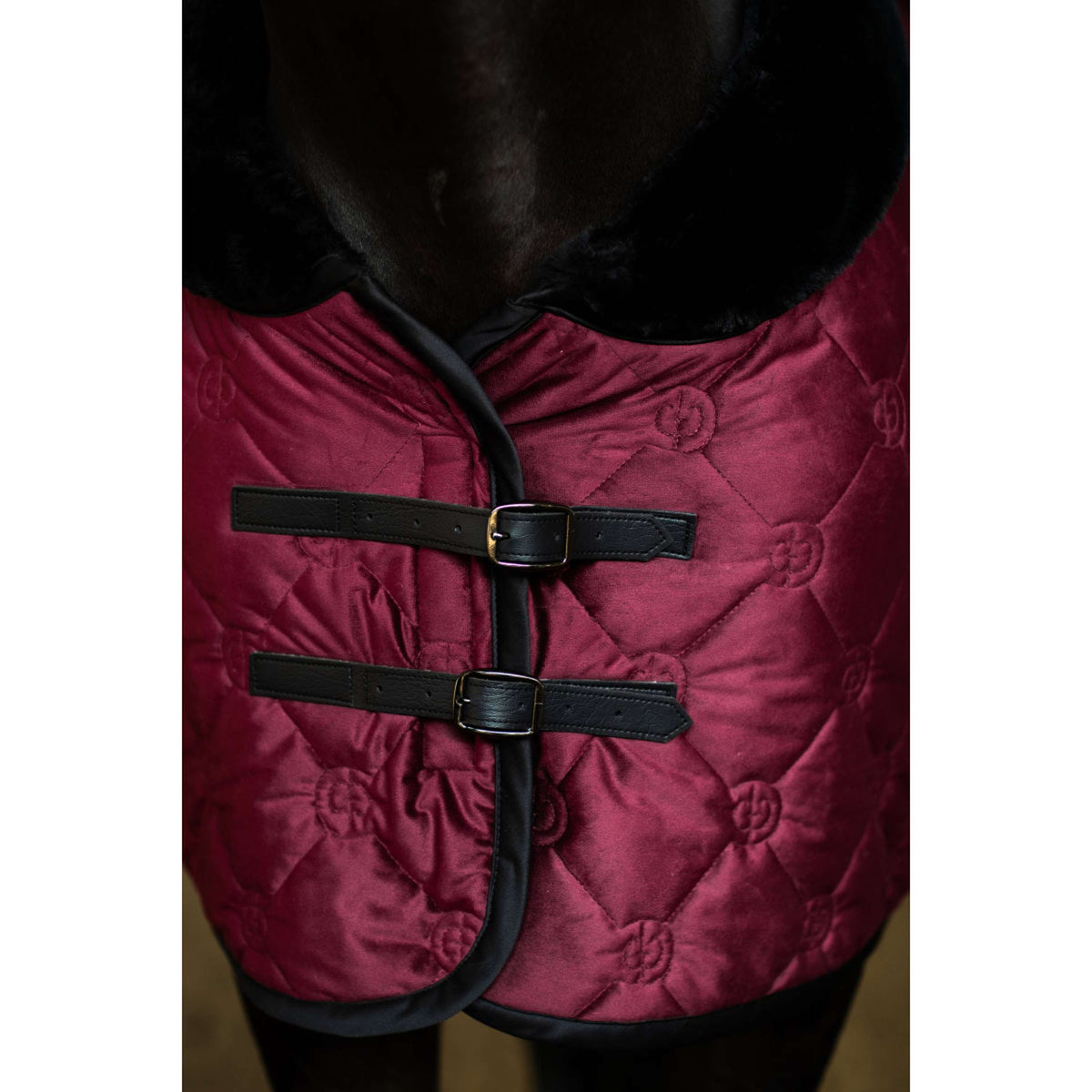 Equestrian Stockholm Couverture Polaire Velvet Merlot