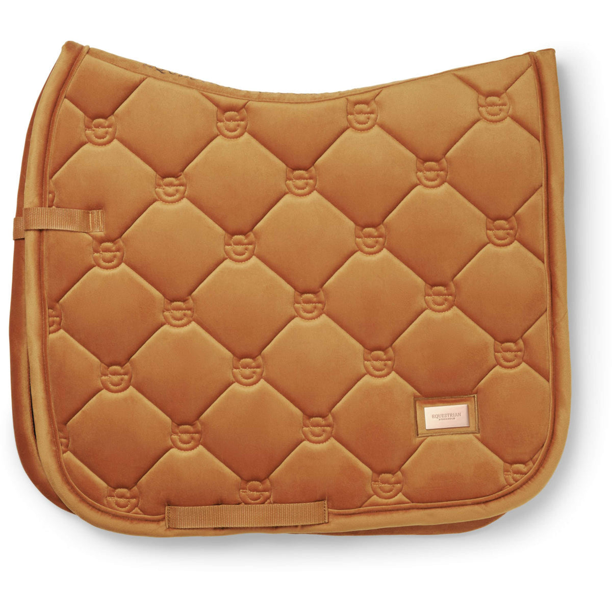 Equestrian Stockholm Tapis de Selle Velvet Dressage Chestnut