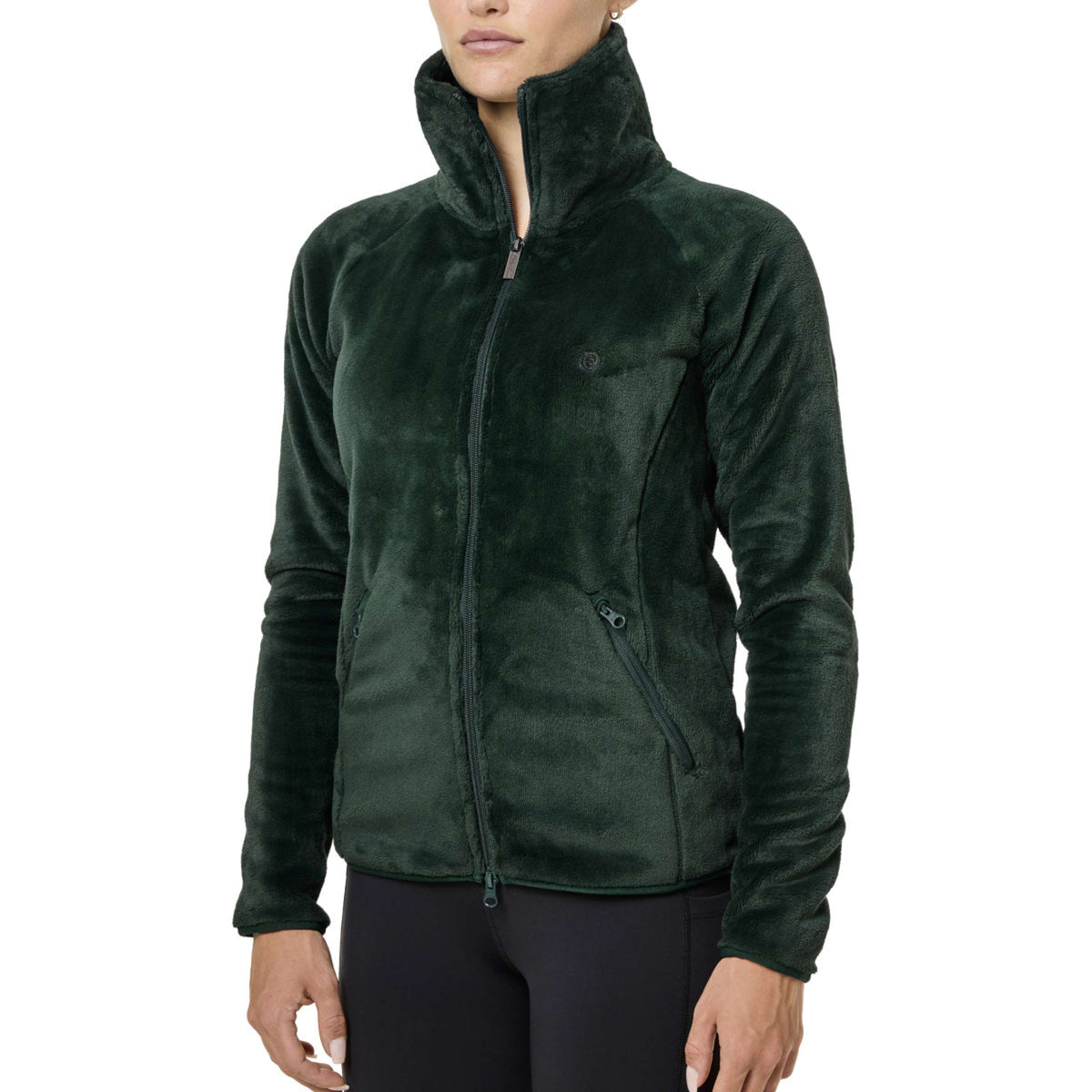 Equestrian Stockholm Blouson Polaire Velvet Sycamore Green