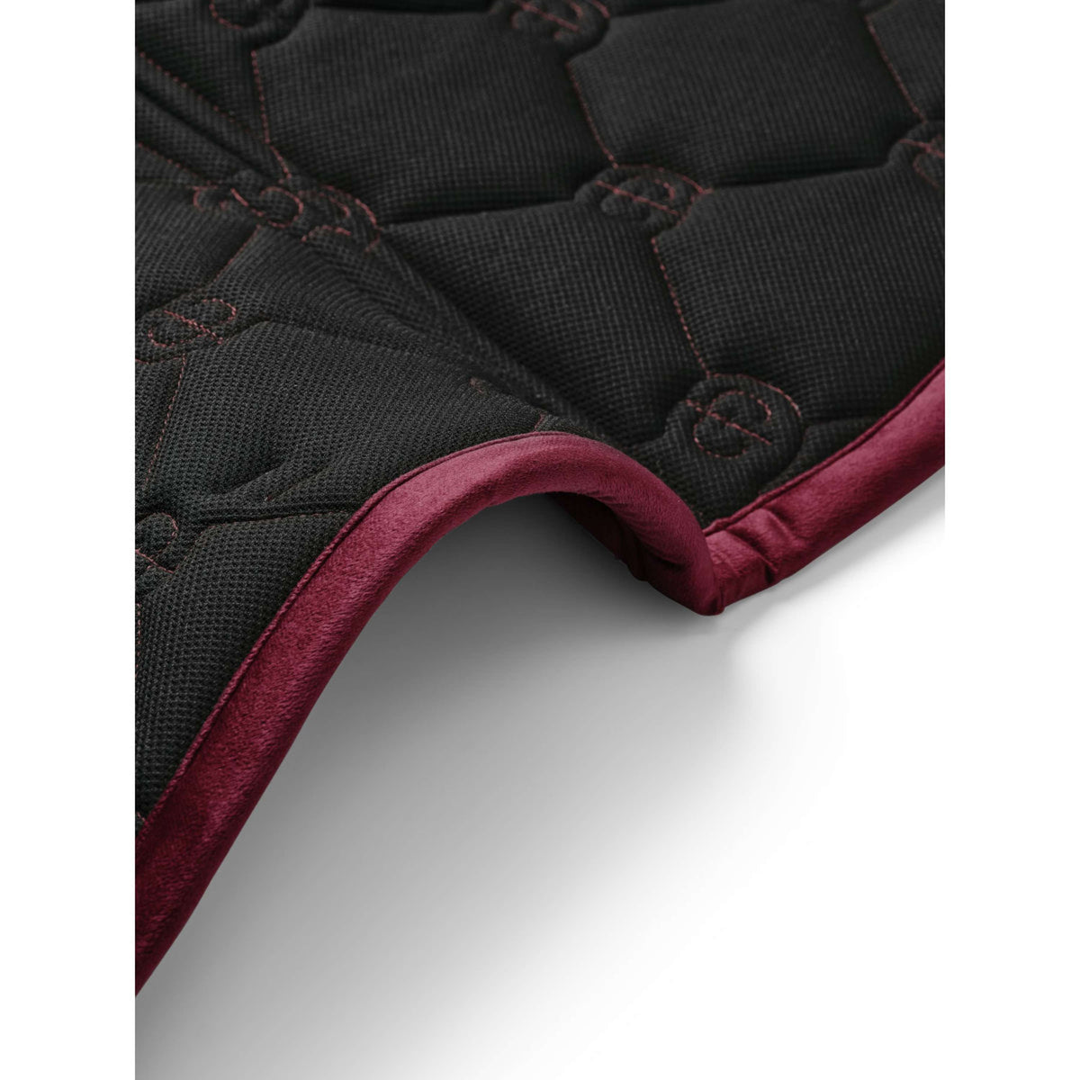Equestrian Stockholm Tapis de Selle Velvet de Saut Merlot