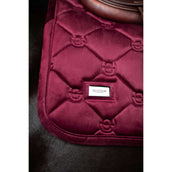 Equestrian Stockholm Tapis de Selle Velvet de Saut Merlot