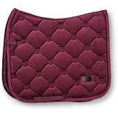 Equestrian Stockholm Tapis de Selle Velvet Dressage Merlot