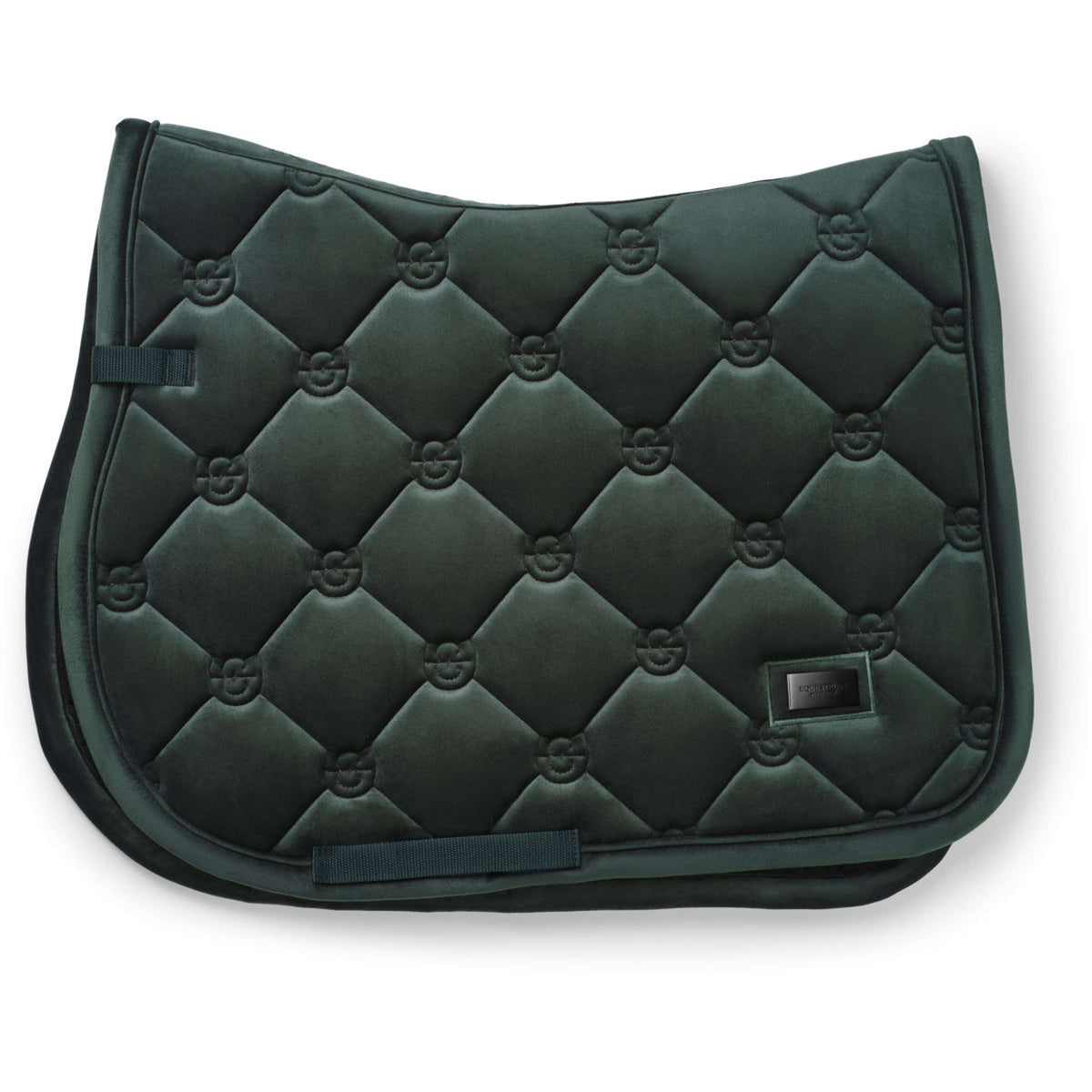 Equestrian Stockholm Tapis de Selle Velvet de Saut Sycamore Green