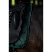 Equestrian Stockholm Tapis de Selle Velvet Dressage Sycamore Green
