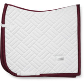 Equestrian Stockholm Tapis de Selle Modern Dressage Blanc/Merlot