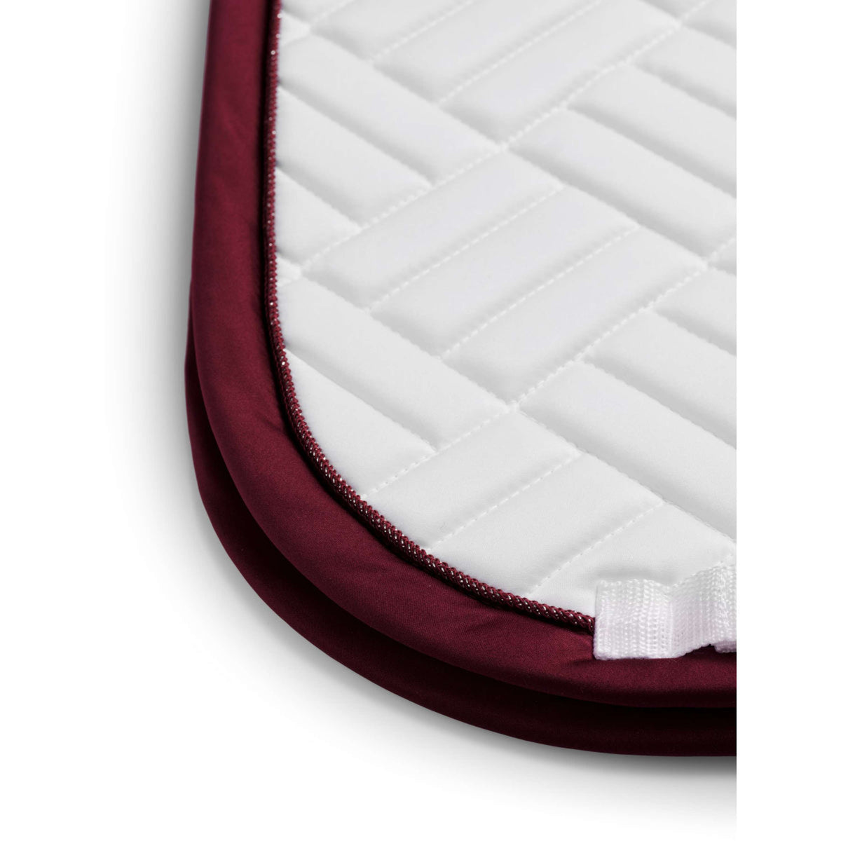 Equestrian Stockholm Tapis de Selle Modern Dressage Blanc/Merlot