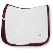 Equestrian Stockholm Tapis de Selle Modern Dressage Blanc/Merlot