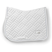 Equestrian Stockholm Tapis de Selle Modern de Saut White Silver