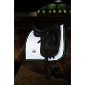 Equestrian Stockholm Tapis de Selle Modern Dressage Blanc/Sycamore Green