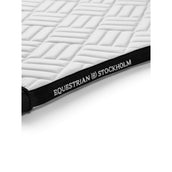 Equestrian Stockholm Tapis de Selle Modern Dressage Blanc/Noir